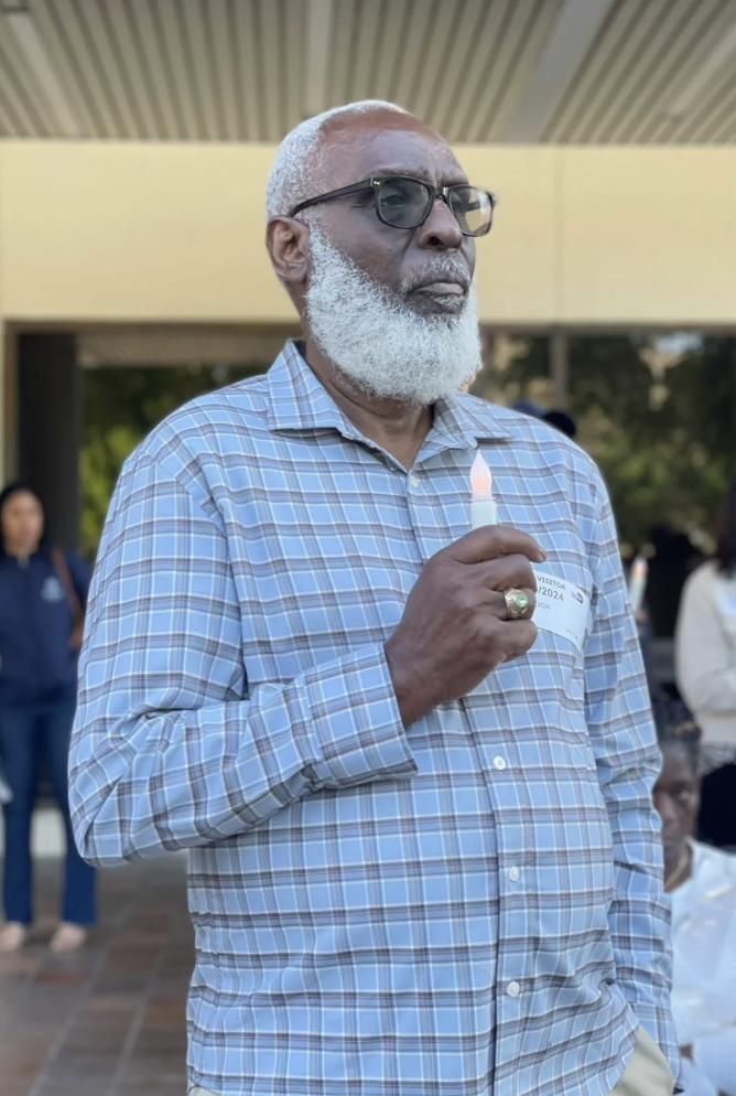 Riverside House's Mr. Cleveland Bell attends The Homeless Trust Homeless Persons' Memorial Day event in Miami